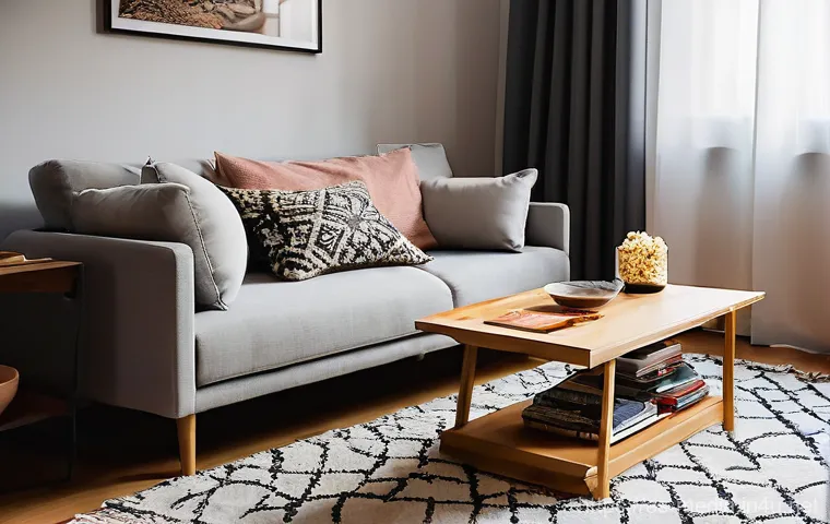 미디어 산업의 글로벌화 - **Prompt 1: Global Streaming Night**
    A cozy, modern living room at dusk, bathed in the soft glow...